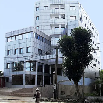 Le bâtiment de bureaux